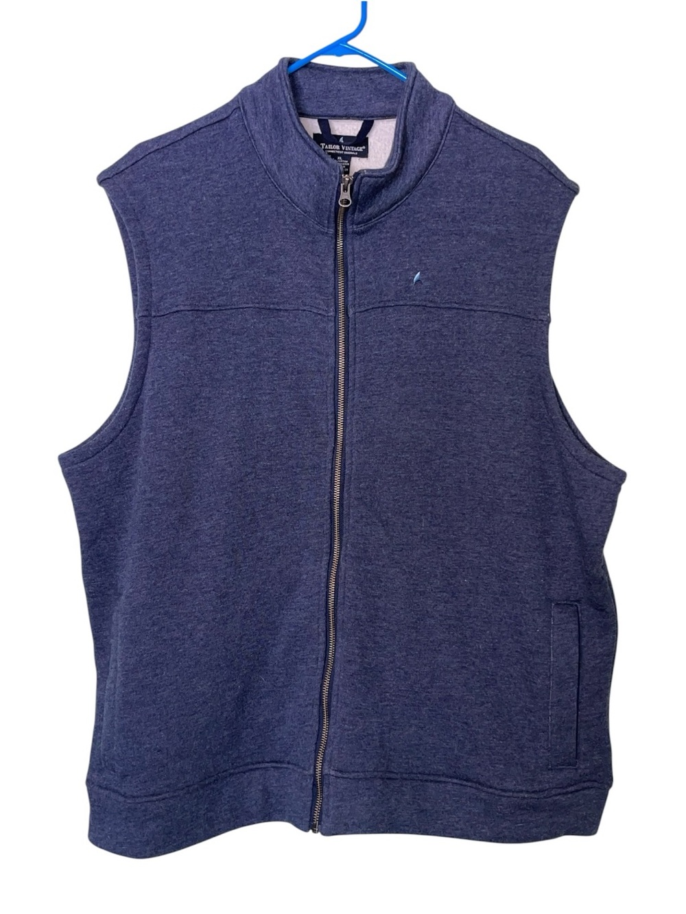 Tailor Vintage, Connecticut Originals, Mens knit fleece lined vest. Size Xl GUC